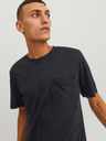 Jack & Jones Černé pánské tričko s kapsou Jack & Jones Noa
