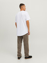 Jack & Jones Bílé pánské tričko s kapsou Jack & Jones Noa