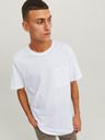 Jack & Jones Bílé pánské tričko s kapsou Jack & Jones Noa