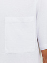 Jack & Jones Bílé pánské tričko s kapsou Jack & Jones Noa