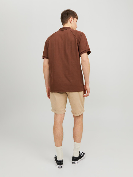 Jack & Jones Béžové pánské kraťasy Jack & Jones Fury