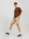 Jack & Jones Béžové pánské kraťasy Jack & Jones Fury