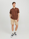 Jack & Jones Béžové pánské kraťasy Jack & Jones Fury