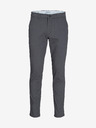 Jack & Jones Šedé pánské chino kalhoty kalhoty Jack & Jones Marco