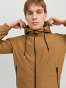 Jack & Jones Hnědá pánská lehká softshellová bunda Jack & Jones Basic