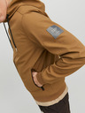 Jack & Jones Hnědá pánská lehká softshellová bunda Jack & Jones Basic