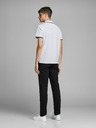 Jack & Jones Bílé pánské polo tričko Jack & Jones Paulos