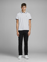 Jack & Jones Bílé pánské polo tričko Jack & Jones Paulos