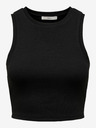ONLY Černé dámské crop top tílko ONLY Vilma