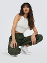 ONLY Bílé dámské crop top tílko ONLY Vilma