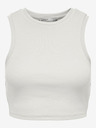 ONLY Bílé dámské crop top tílko ONLY Vilma