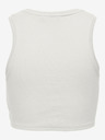 ONLY Bílé dámské crop top tílko ONLY Vilma