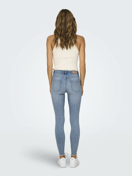 ONLY Světle modré dámské skinny fit džíny ONLY Blush