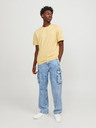 Jack & Jones Žluté pánské tričko Jack & Jones Vesterbro