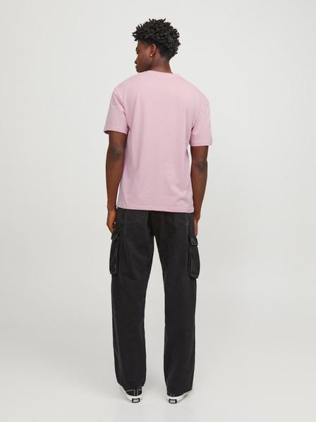 Jack & Jones Světle růžové pánské tričko Jack & Jones Vesterbro