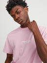 Jack & Jones Světle růžové pánské tričko Jack & Jones Vesterbro