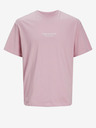 Jack & Jones Světle růžové pánské tričko Jack & Jones Vesterbro