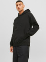 Jack & Jones Černá pánská mikina s kapucí Jack & Jones Classic