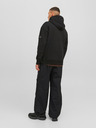 Jack & Jones Černá pánská mikina s kapucí Jack & Jones Classic