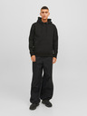 Jack & Jones Černá pánská mikina s kapucí Jack & Jones Classic