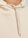 Jack & Jones Béžová pánská mikina s kapucí Jack & Jones Classic