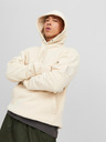 Jack & Jones Béžová pánská mikina s kapucí Jack & Jones Classic