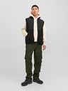 Jack & Jones Béžová pánská mikina s kapucí Jack & Jones Classic