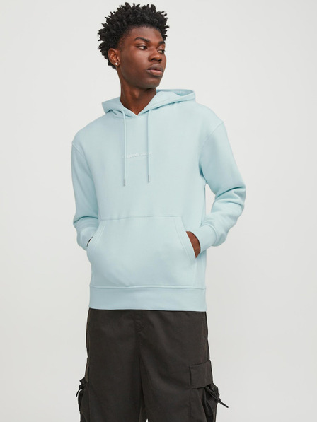 Jack & Jones Mentolová pánská mikina s kapucí Jack & Jones Vesterbro