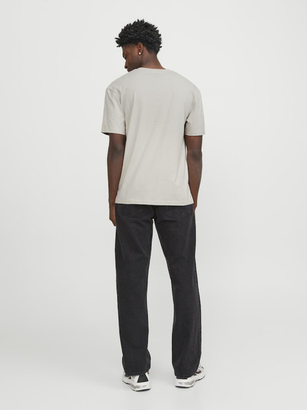 Jack & Jones Béžové pánské tričko Jack & Jones Vesterbro