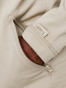 Jack & Jones Béžová pánská mikina na zip s kapucí Jack & Jones Cloud