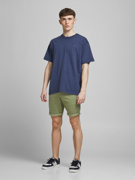 Jack & Jones Khaki pánské chino kraťasy Jack & Jones Bowie