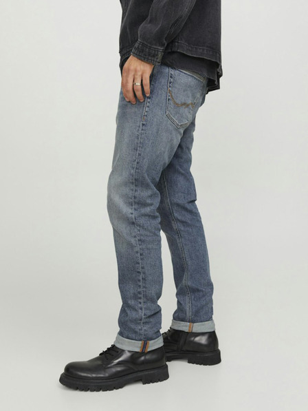 Jack & Jones Modré pánské slim fit džíny Jack & Jones Glenn