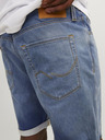Jack & Jones Modré pánské džínové kraťasy Jack & Jones Rick