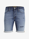 Jack & Jones Modré pánské džínové kraťasy Jack & Jones Rick