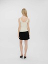 Vero Moda Krémové žebrované basic tílko VERO MODA Glory