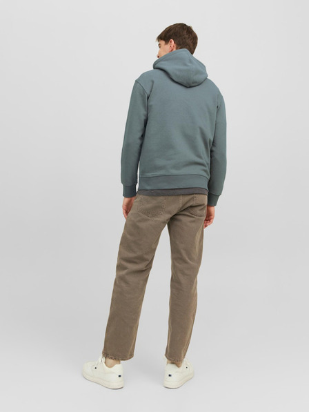 Jack & Jones Šedá pánská mikina s kapucí Jack & Jones Star
