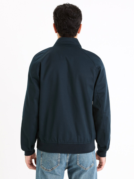 Celio Tmavě modrý pánský bomber Celio Gubavlna