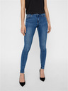 Vero Moda Modré dámské skinny fit džíny Vero Moda Tanya