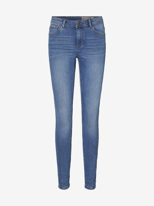 Vero Moda Modré dámské skinny fit džíny Vero Moda Tanya