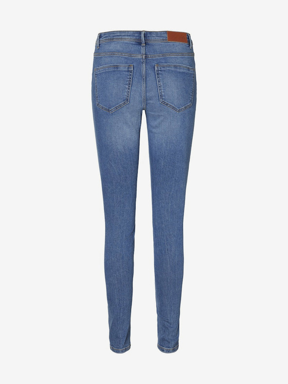 Vero Moda Modré dámské skinny fit džíny Vero Moda Tanya