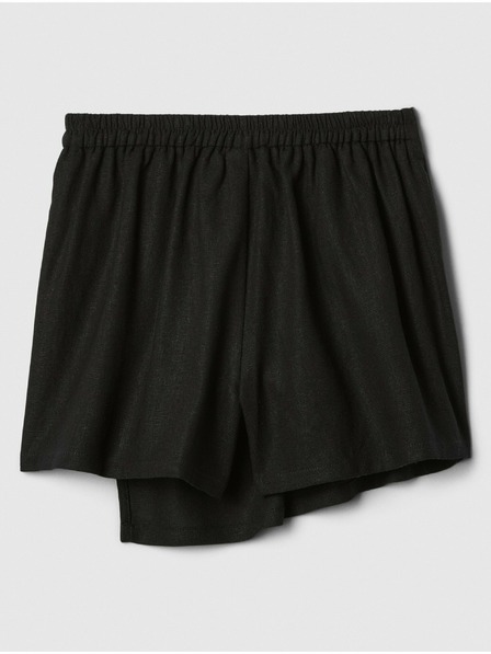 GAP Dětská lněná kraťasová sukně GAP