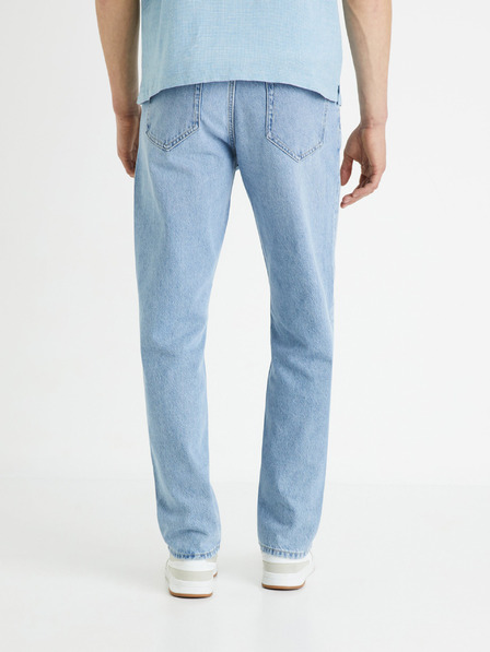 Celio Světle modré pánské straight fit džíny Celio Foloose