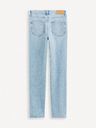 Celio Světle modré pánské straight fit džíny Celio Foloose