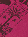 Scotch & Soda Tmavě růžové dámské tričko Scotch & Soda