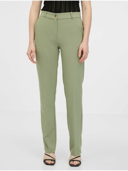 Orsay Khaki dámské straight kalhoty ORSAY