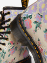 Dr. Martens Béžové dámské květované kotníkové boty Dr. Martens