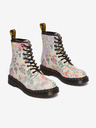 Dr. Martens Béžové dámské květované kotníkové boty Dr. Martens