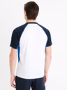 Celio Bílé pánské sportovní tričko Celio Marvel Captain America