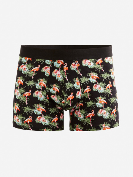 Celio Černé pánské vzorované boxerky Celio Giboflaman