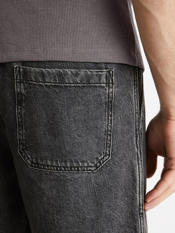 Celio Černé pánské džínové kraťasy Celie Domalobm4